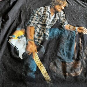 Men's Black Keith Urban Graphic Tee  Defying Gravity